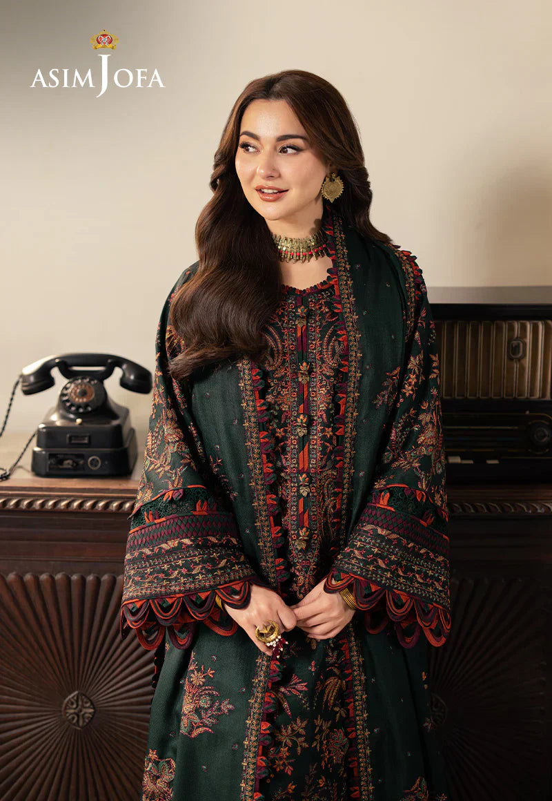 '-3PC DHANAK EMBROIDERED UNSTICHED SUIT 259