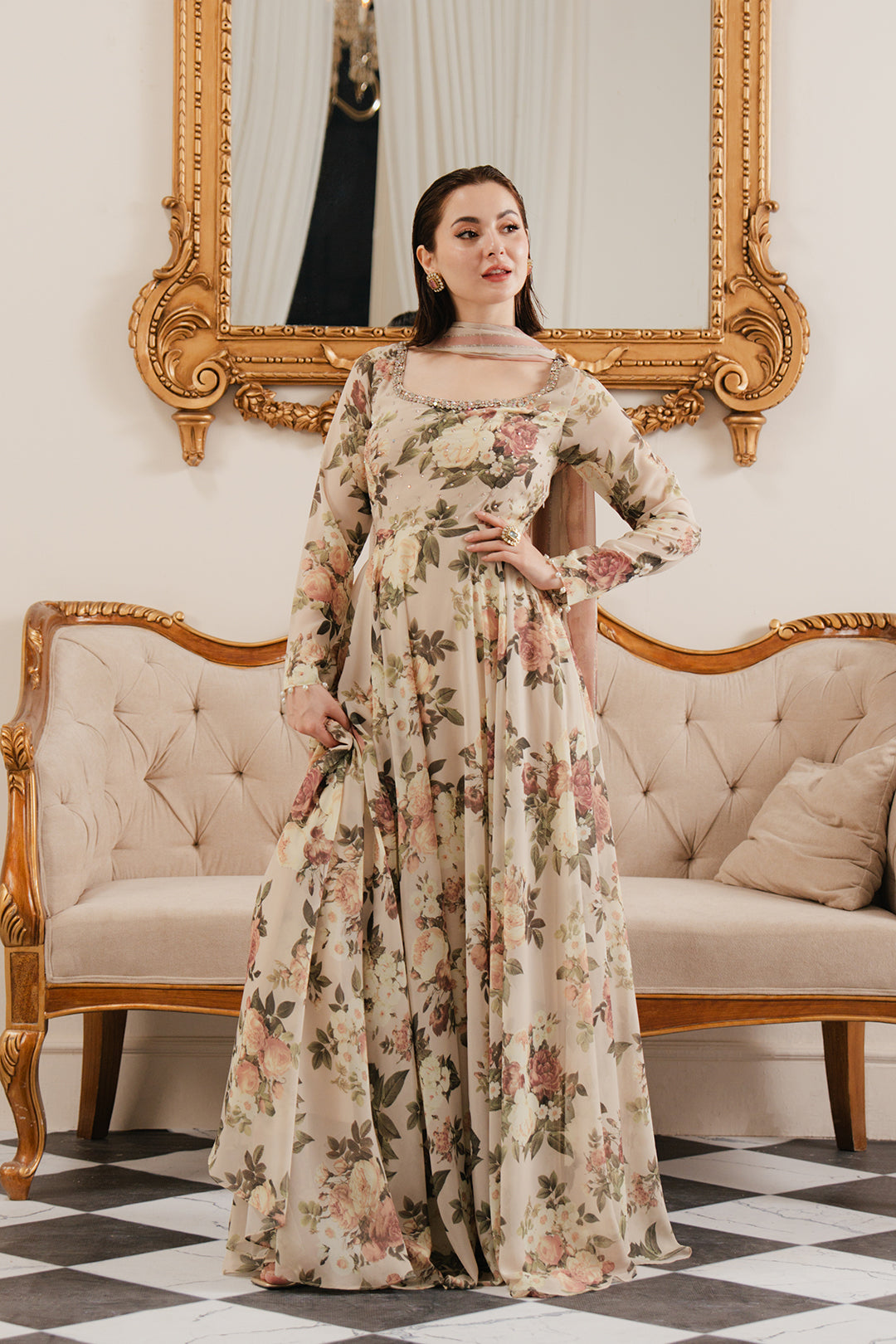 LULUSAR Silk 3PC Digital Printed- 215