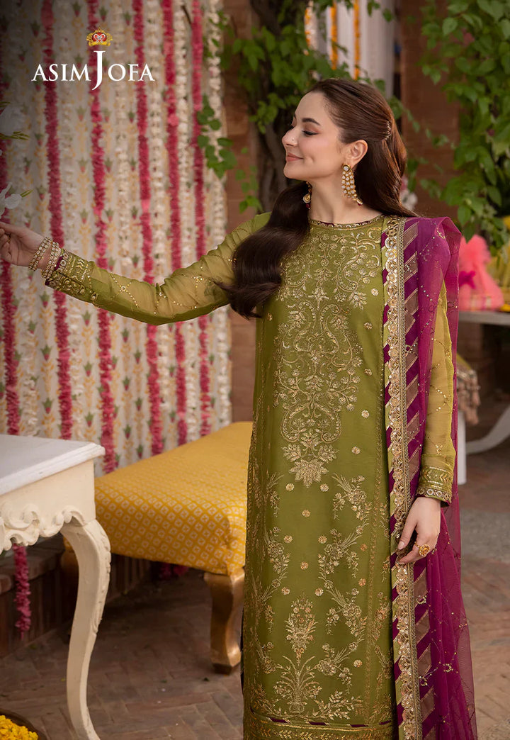 Lawn 3PC Embroidered With Chiffon Embroidered Dupatta-L 243